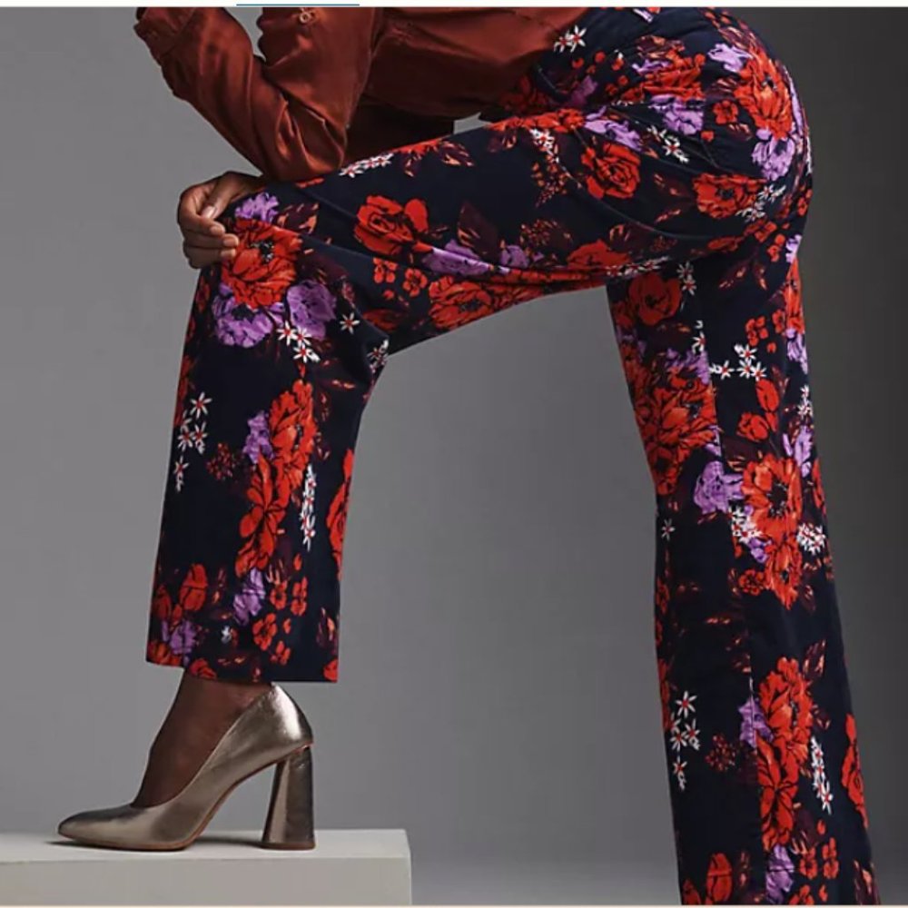 The Collette Wide-Leg Velvet Pant